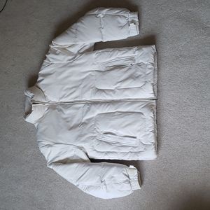 GUC Giordano White Down Jacket, Size M